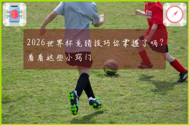 2026世界杯竞猜技巧你掌握了吗？看看这些小窍门